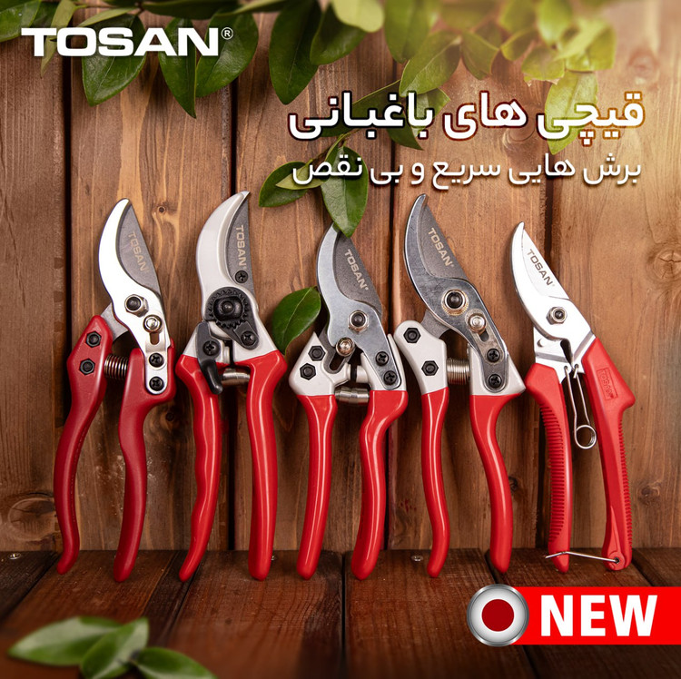قیچی باغبانی 8.5 اینچ حرفه ای توسن مدل T5505